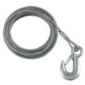 Fulton 7\/32" x 50' Galvanized Winch Cable and Hook - 5,600 lbs. Breaking Strength [WC750 0100]