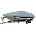 Carver Sun-DURA Styled-to-Fit Boat Cover f\/19.5 Sterndrive Deck Boats w\/Low Rails - Grey [75119S-11]