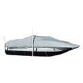 Carver Sun-DURA Styled-to-Fit Boat Cover f\/20.5 Sterndrive Deck Boats w\/Walk-Thru Windshield - Grey [95120S-11]