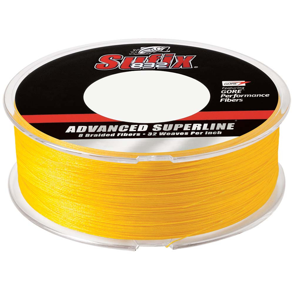 Sufix 832® Advanced Superline® Braid - 10lb - Hi-Vis Yellow - 300