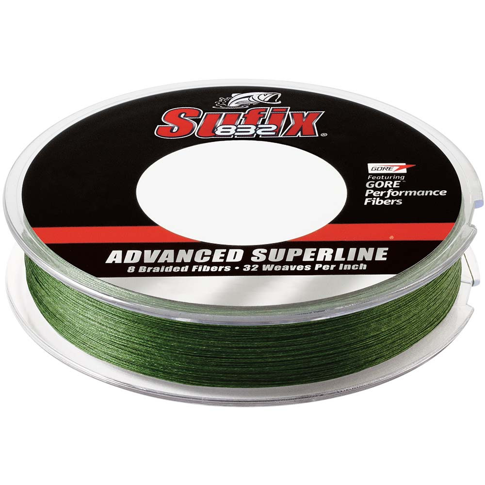 Sufix 832 Advanced Superline Braid - 20lb - Low-Vis Green - 1200 yds  [660-320G]