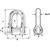Wichard Captive Pin D Shackle - Diameter 5mm - 3\/16" [01402]