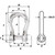Wichard Captive Pin Bow Shackle - Diameter 6mm - 1\/4" [01443]
