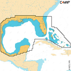 C-MAP REVEAL X - Gulf of Mexico  Bahamas [M-NA-T-204-R-MS]