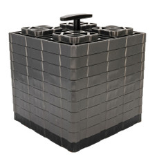 Camco FasTen Leveling Blocks XL w\/T-Handle - 2x2 - Grey *10-Pack [44527]