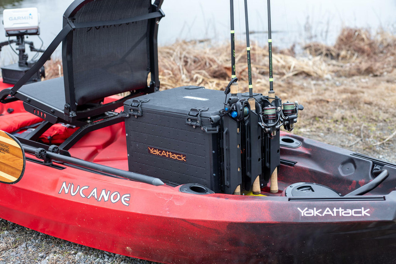 Delaware Paddlesports carries the YakAttack BlackPak Pro Kayak