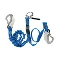 Wichard Double Releasable Elastic Tether Fixed Line w\/3 Hooks [07008]