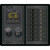 Blue Sea 1497 - 360 Panel - 8 Position 12V Flat Rocker M2 Multimeter w\/SOC  Dual USB\/12V Socket [1497]