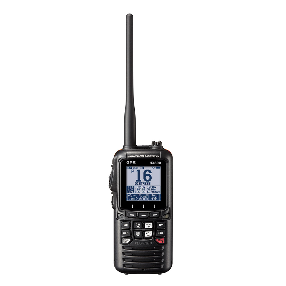 Standard Horizon HX890 Floating Watt Class H DSC Handheld VHF/GPS Black  [HX890BK]