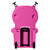 LAKA Coolers 30 Qt Cooler w\/Telescoping Handle  Wheels - Pink [1081]