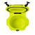 LAKA Coolers 30 Qt Cooler w\/Telescoping Handle  Wheels - Yellow [1087]