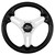 Schmitt  Ongaro Torcello Lite 13" Wheel - Black Polyurethane Wheel w\/Silver Spokes  Black Cap- 3\/4" Tapered Shaft [PU063104-01R]