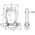 Wichard HR Bow Shackle - 8mm Pin Diameter [11244]