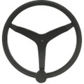 Uflex - V46 - 13.5" Stainless Steel Steering Wheel w\/Speed Knob - Black [V46B]