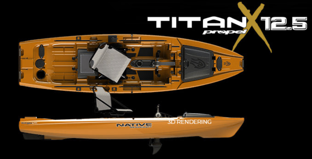 Native Watercraft Titan Propel X 12.5 tax free at Delaware Paddlesports!