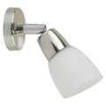 Scandvik SS Reading Light w\/Frosted Glass Shade - 10-30V [41365P]