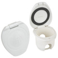 Scandvik Replacement White Cup  Cap f\/Recessed Shower [12104P]