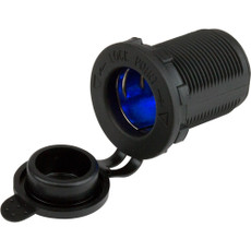 Sea-Dog 12V Power Socket w\/Blue LEDs [426127-1]
