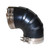 Trident Marine 4" ID 90-Degree EPDM Black Rubber Molded Wet Exhaust Elbow w\/4 T-Bolt Clamps [TRL-490-S\/S]