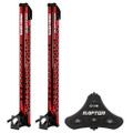 Minn Kota Raptor Bundle Pair - 10' Red Shallow Water Anchors w\/Active Anchoring  Footswitch Included [1810632\/PAIR]