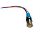 Bluewater 22mm Push Button Switch - Off\/(On)\/(On) Double Momentary Contact - Blue\/Green\/Red LED - 1' Lead [9059-2123-1]