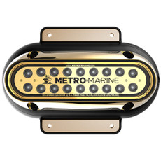 Metro Marine High-Output Elongated Surface Mount Light w\/Intelligent Monochromatic LEDs - Aqua, 45 Beam [F-SME1-H-A3-45]