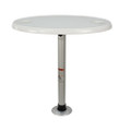 Springfield Thread-Lock Electrified Oval Table Package w\/LED Lights  USB Ports [1691227-L1]