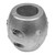Performance Metals 1-1\/4" (Large) Streamlined Shaft Anode - Aluminum [C1250AA]