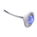 Innovative Lighting LED Bulkhead\/Livewell Light "The Shortie" Blue LED w\/ White Grommet [011-2540-7]