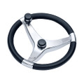 Ongaro Evo Pro 316 Cast Stainless Steel Steering Wheel w\/Control Knob - 13.5" Diameter [7241321FGK]