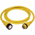 Marinco 50Amp 125\/250V Shore Power Cable - 25' - Yellow [6152SPP-25]