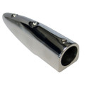 Whitecap 5-1\/2 Degree Rail End (End-In) - 316 Stainless Steel - 7\/8" Tube O.D. [6049C]