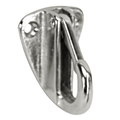 Whitecap Fender Hook - CP\/Brass - 1-9\/16" x 1-3\/16" [S-977C]