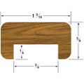 Whitecap Teak Track Bulkhead Molding - 3\/4" [60825]