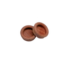 Whitecap Teak Round Drawer Pull - 1-3\/8" Round - 2 Pack [60127-A]