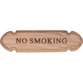 Whitecap Teak "No Smoking" Name Plate [62672]