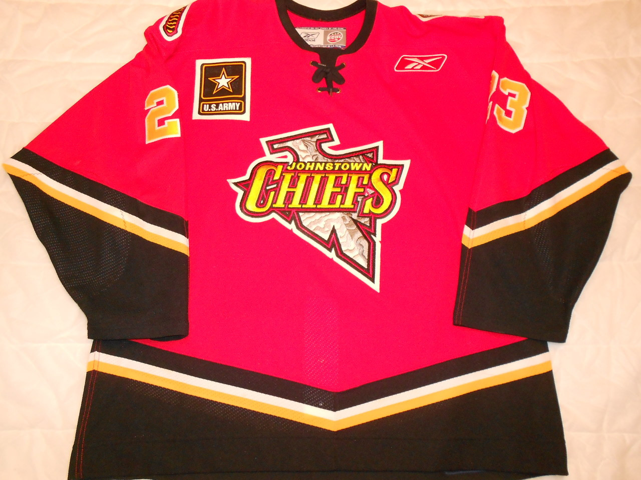 johnstown chiefs jersey