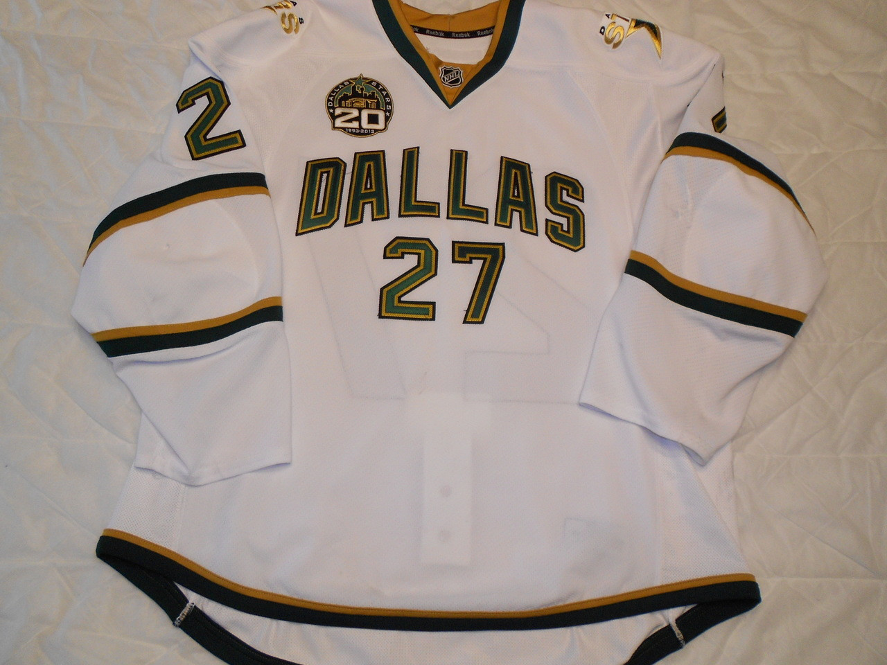 dallas stars white jersey