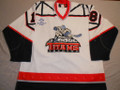Trenton Titans 2000-01 White Eric Silverman Great Wear Repairs!!