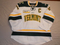 Vermont University 2017-19 White Matt O'Donnell 35th Patch w "C" Repairs!!