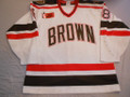 Brown University 1991-92 White Darrin MacKay Nice Wear Rare Great Style!!