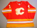 Calgary Flames 1993-94 Red Theo Fleury Nice Wear Photomatched Team LOA!! (SOLD)