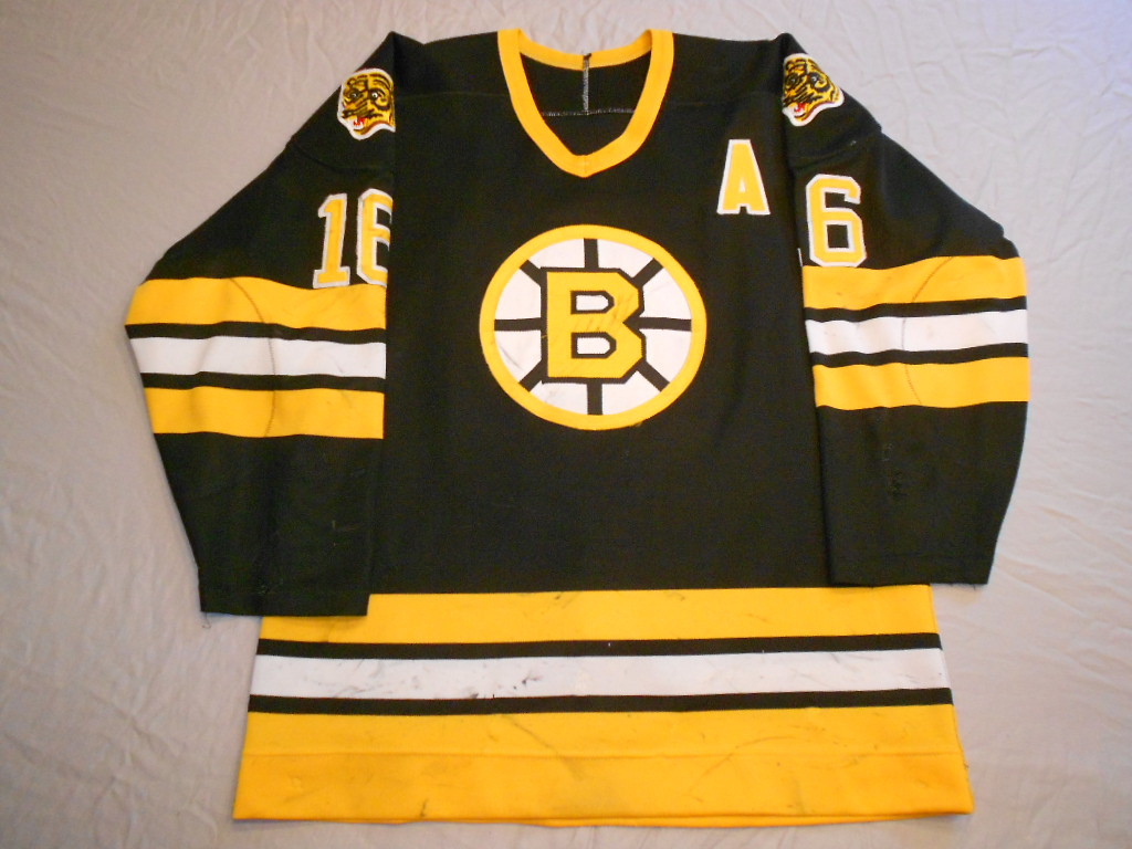 1986-87 Rick Middleton Boston Bruins Game Worn Jersey - Photo