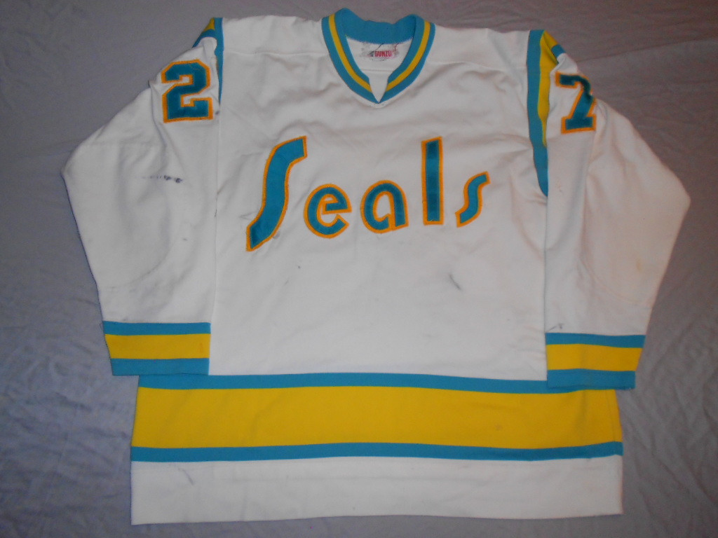 Lot Detail - 1975 Gilles Meloche California Golden Seals Game-Used Jersey