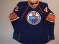 *Edmonton Oilers 2007-08 Navy Steve Staios Nice Style Photomatched!!