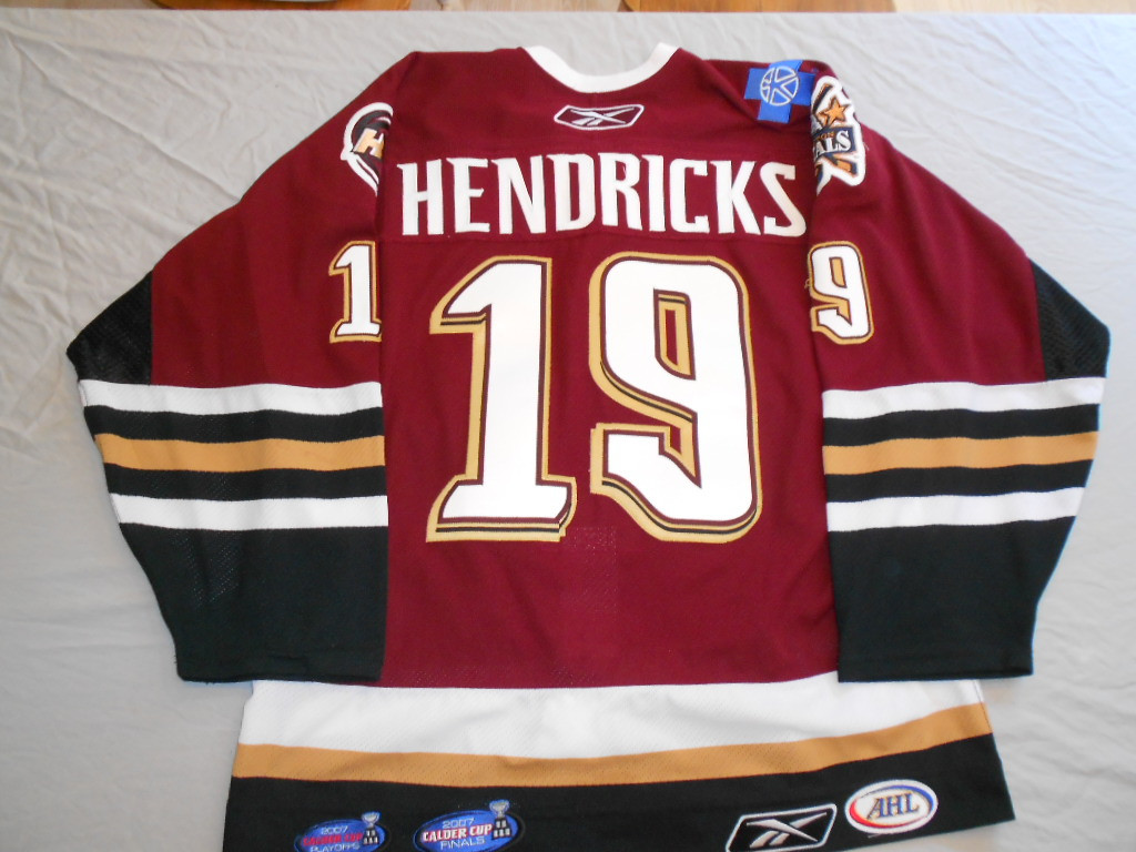 Hershey Bears 2006-07 Alternate Matt Hendricks Nice Style Patches