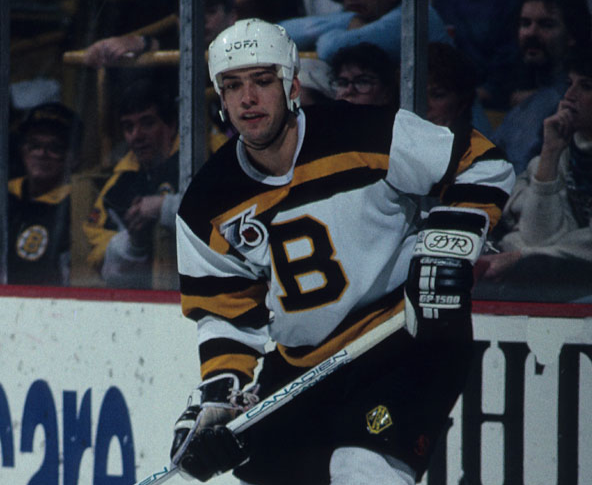 Boston Bruins 1991-92 TBTC Stephane Quintal Great Wear Repairs