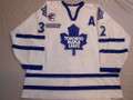 1999-00 Toronto Maple Leafs White Steve Thomas Great Wear Repairs!! (SOLD)