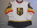 Vegas Golden Knights 2018-19 White William Carrier Great Wear Repairs Photomatched!!