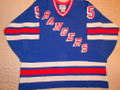 *New York Rangers 1988-91 Blue Normand Rochefort Repairs!!